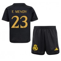 Dječji Nogometni Dres Real Madrid Ferland Mendy #23 Rezervni 2023-24 Kratak Rukav (+ Kratke hlače)